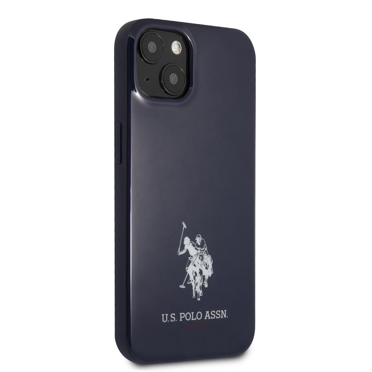 CG MOBILE U.S. Polo Assn. Full TPU Mini Horses Logo USPA Compatible for iPhone 13 (6.1") Drop Resistant, Easy Access to All Ports, Anti-Scratch