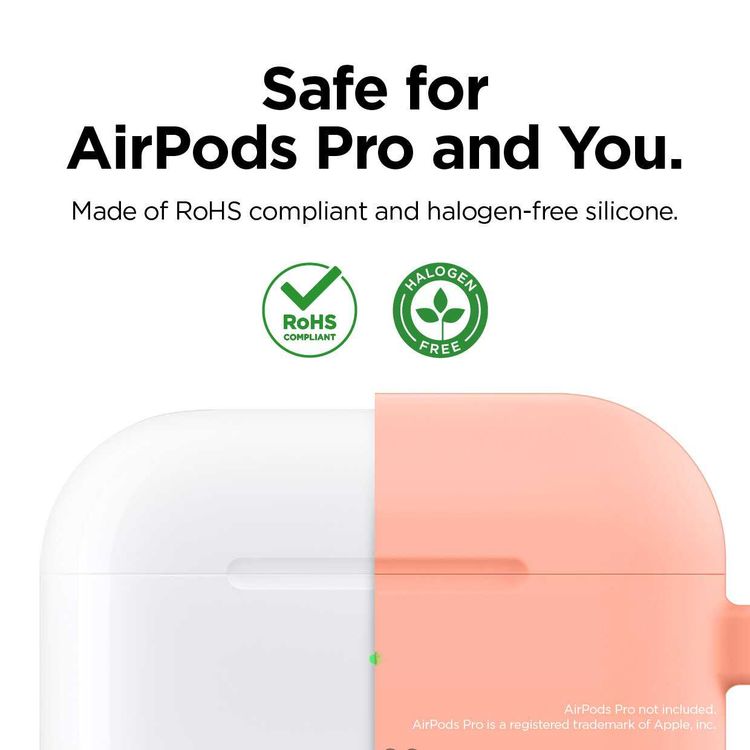 جراب Elago الأصلي المعلق لسماعات Airpods Pro - خوخي