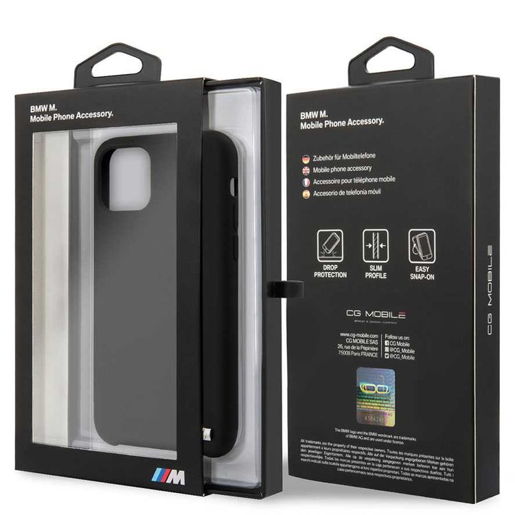 CG Mobile BMW M Hard Case Silicone Compatible For iPhone 11 Pro (5.8") Officially Licensed, Shock Resistant, Scratches Resistant, Easy Access -