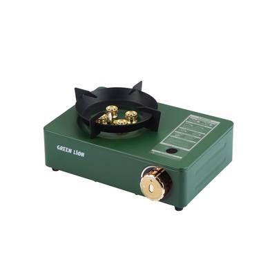 Green Lion Windproof Style 4 Burner Mini Cassette Stove -...