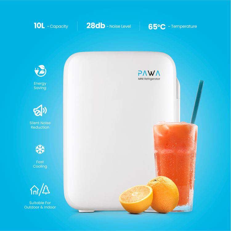 PAWA Mini Fridge - White