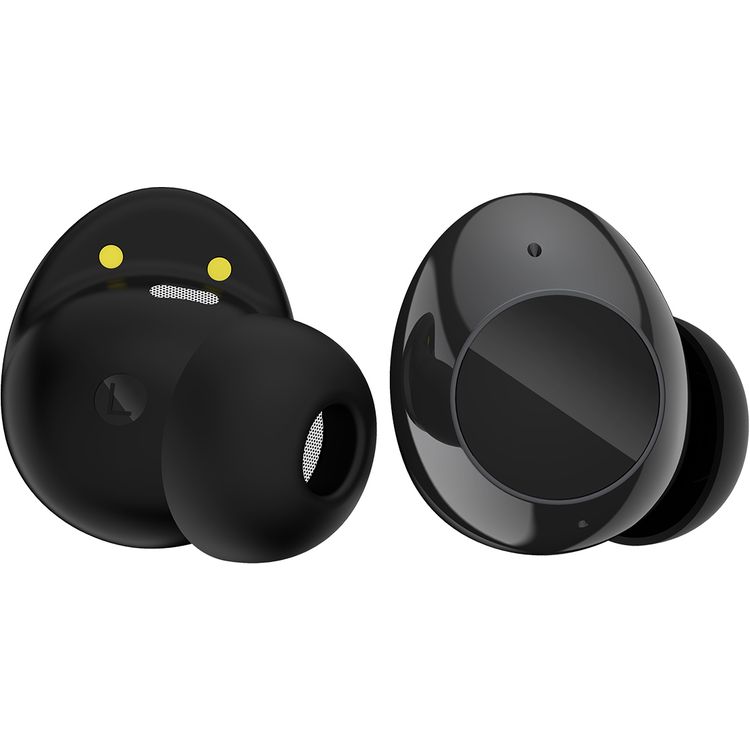 سماعات الأذن اللاسلكية الحقيقية جرين ليون مالبون مع ENC، ميكروفونات مزدوجة، منفذ شحن Type-C، إصدار بلوتوث 5.4. مدى بلوتوث 10 متر، بطارية حقيبة بسعة 300 مللي أمبير، وقت شحن ساعتين، وقت استعداد 21 ساعة، عرض حالة البطارية - باللون الأسود.