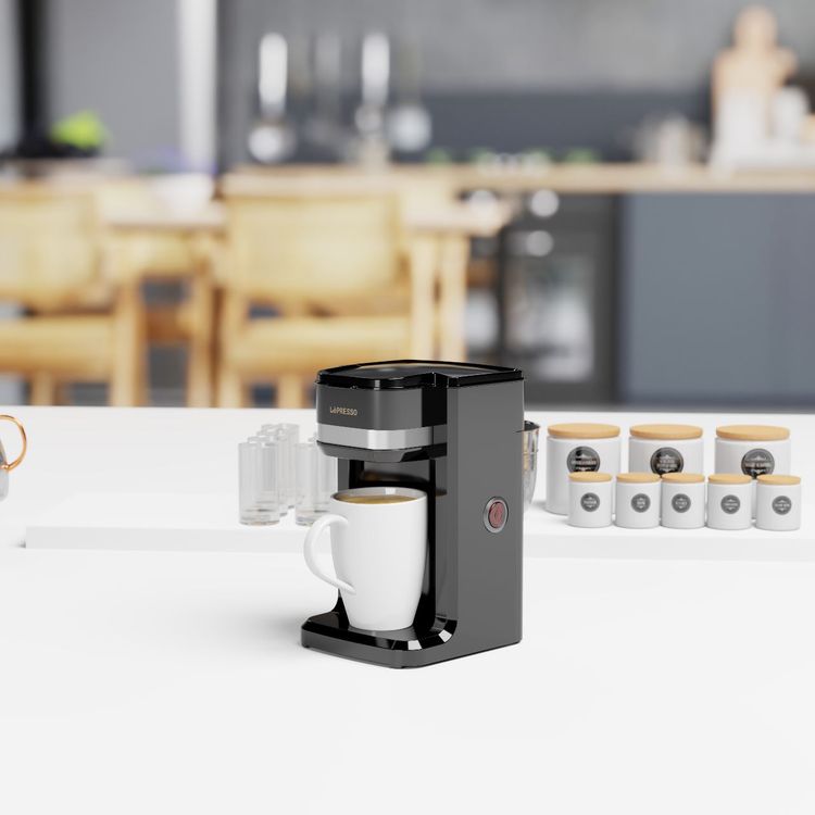 صانع القهوة الأساسي LePresso - أسود