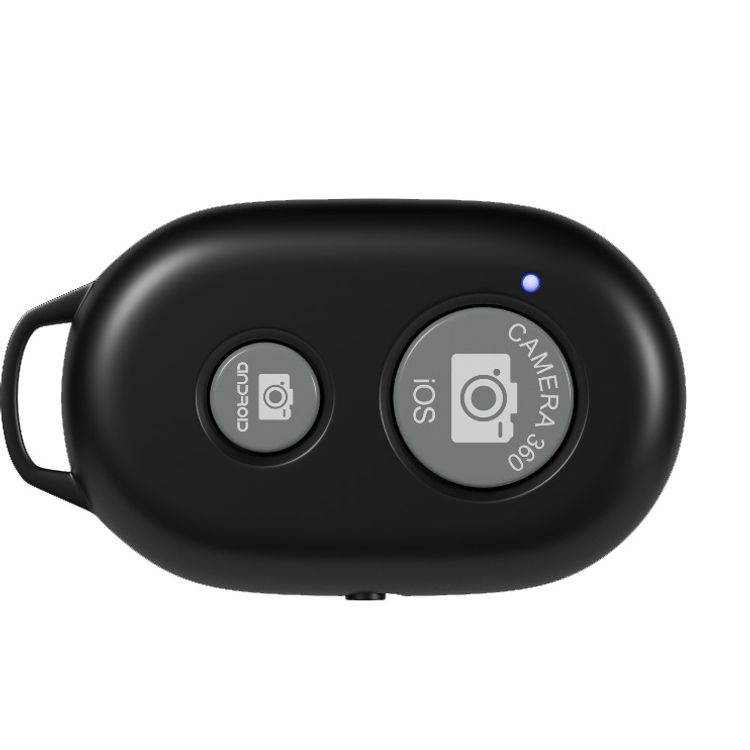 Porodo Handheld Ring Grip with Desktop Support & Phone Clamp, 1 Hour Working Time, 1500mAh Battery, 20W Rated Power, Bluetooth Controller, Camera & Phone Vlogging Light - Black