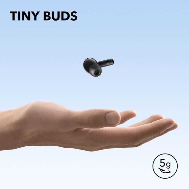 Soundcore Life Note 3i True Wireless Earbuds, Active Noise Cancellation, Quick Charging, In-Ear Earbud Type, Up to 36 Hours Playtime - Black