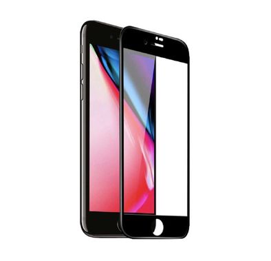 Green Lion 3D Curved Tempered Glass for iPhone 8/7Plus, high quality tempered glass, Anti Scratches Anti Shatter, Easy Install, Black