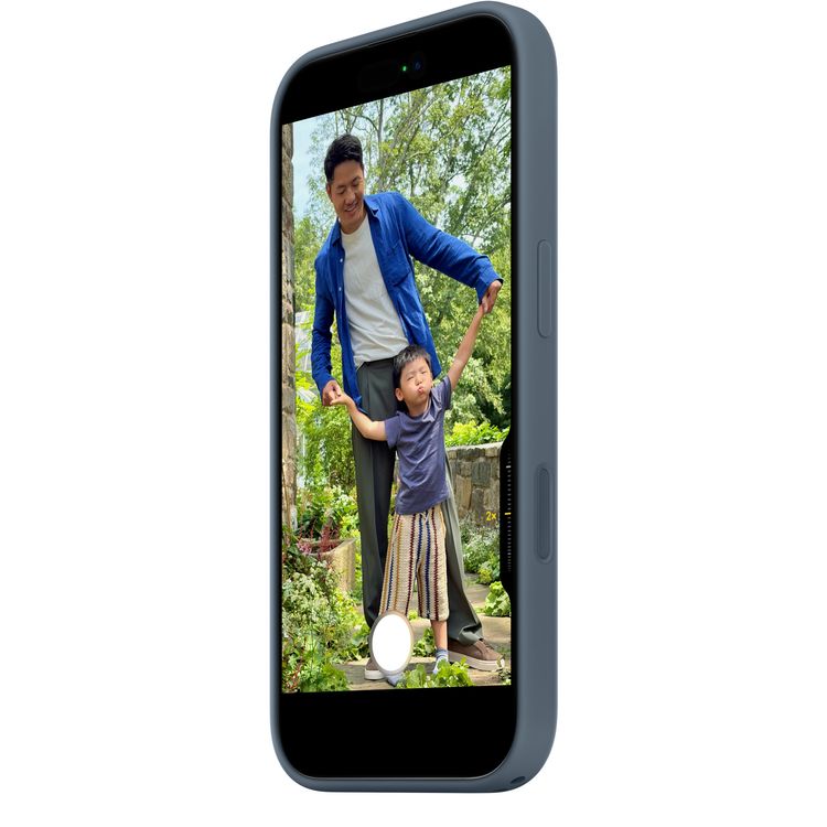 Apple iPhone 17 Silicone Case with MagSafe, Anti-Scratch, Drop Protection, Soft Microfiber Lining, Built-in Powerful Magnets - Anchor Blue