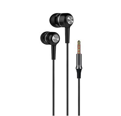 Green Lion Melo Stereo Earphones, Built-in  Mic, 1.2m Length, Call Button, 3.5mm Audio Jack - Black