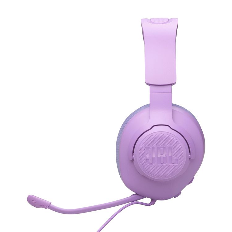 JBL Quantum 100M2 Wired Over-ear Gaming Headset, Lightweight & Compact Design, Memory Foam with Fabric Ear Cushions Material, 1.2m Cable Length, 40mm  Driver Size - Purple