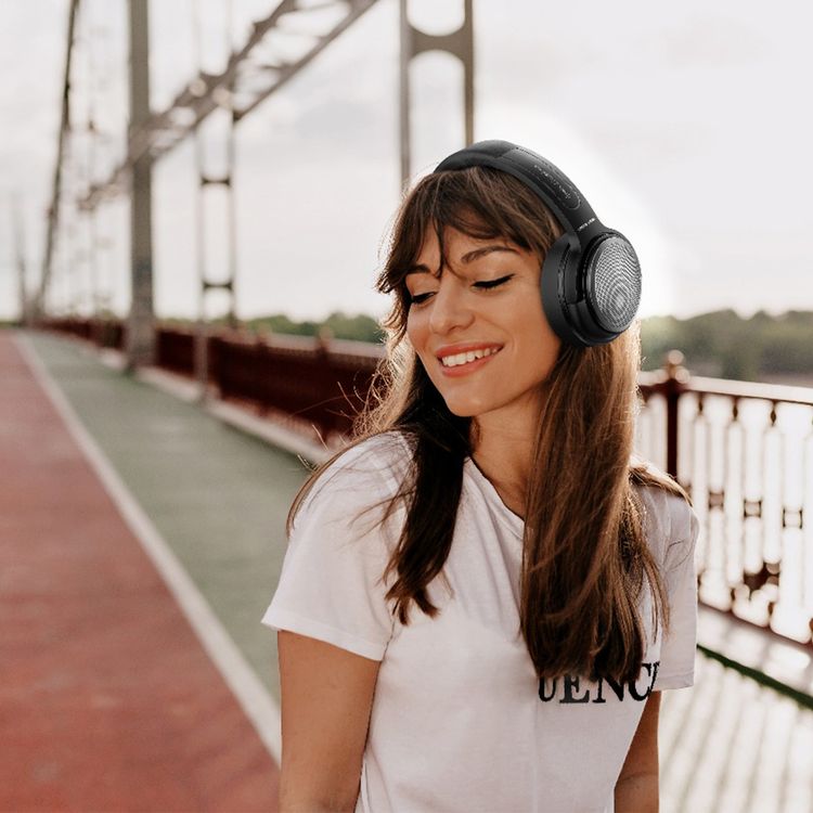 سماعات ومكبر صوت Green Lion SOUNDFLEX 2 في 1 بسعة بطارية 1000mAh، أكواب أذن تدور بزاوية 90 درجة، 10 ساعات تشغيل كمكبر صوت، 40 ساعة تشغيل كسماعات، بمحركات رباعية 40MM.