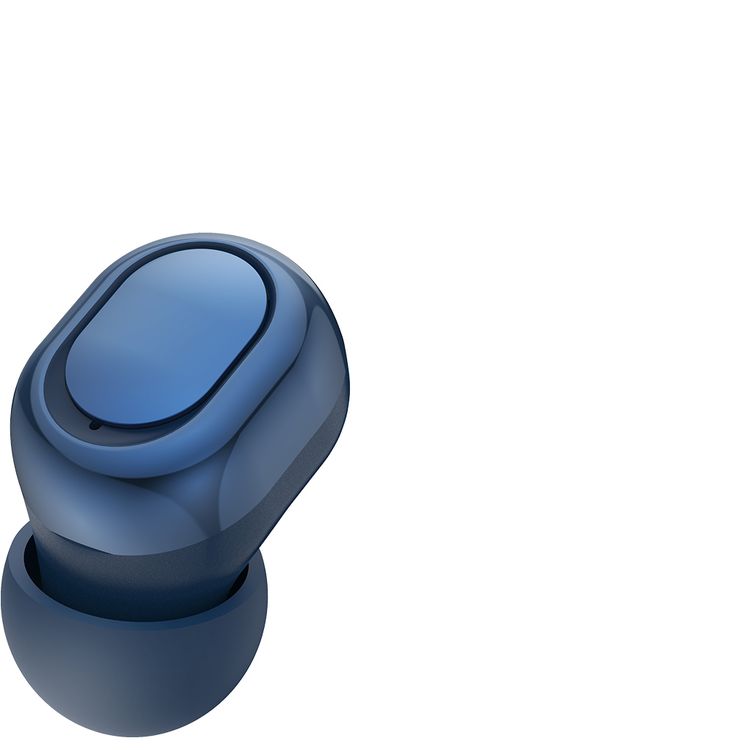 Green Lion Mittersill True Wireless Earbuds with ENC, Up to 6 Hours Playtime, IPX5 Waterproof Resistance Level, Bluetooth Version 5.4, Up to 10m Transmission Range, Type-C Charging Port, Dual-Microphone, Strap Included - Blue