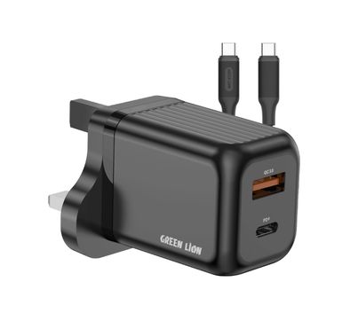 Green Lion Ultra Compact GaN Wall Charger with Type-C to ...
