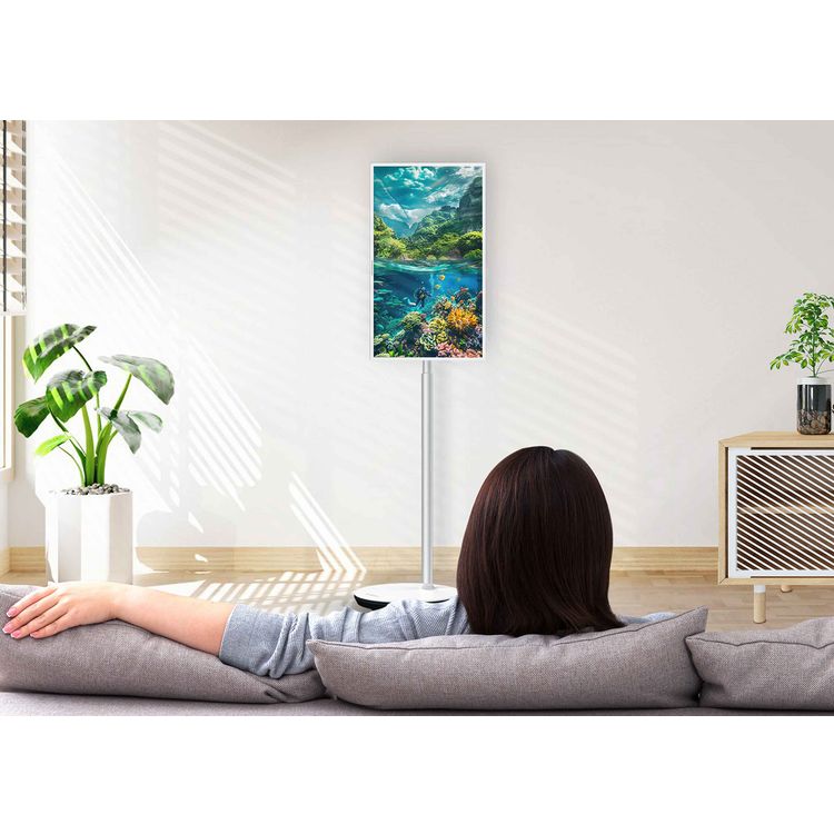 Powerology 32" Android Smart Screen, 1920x1080 Pixels, 65W, Android 10, 4GB Ram - White