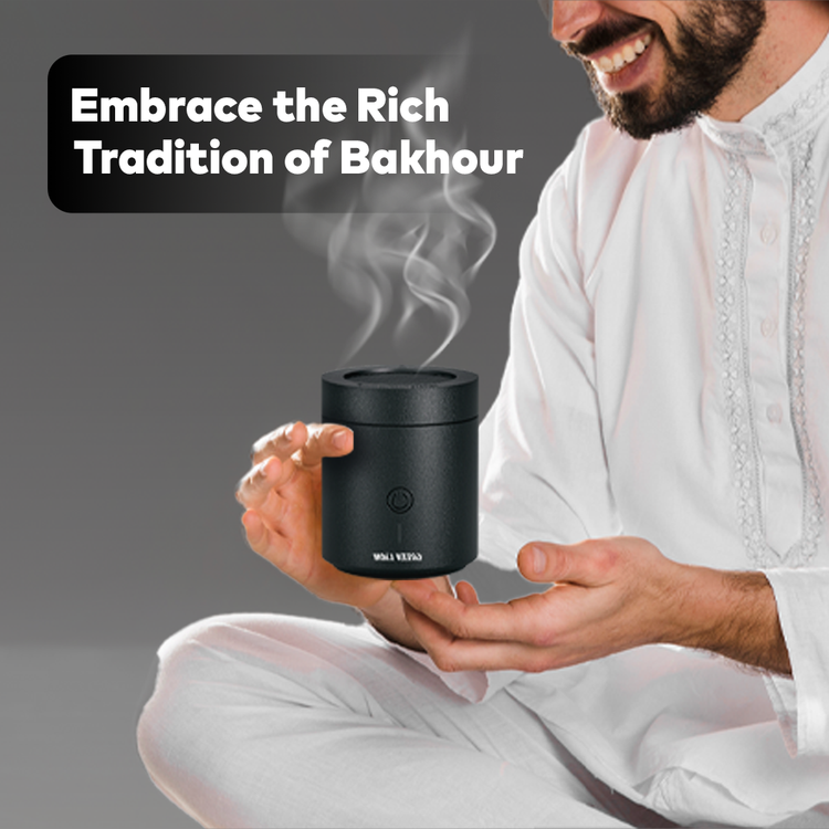 مبخرة بخور الكثبان الرملية من جرين ليون بسعة بطارية 2000 مللي أمبير، مادة PA66 والنايلون، درجة حرارة تسخين 300-400 درجة مئوية، وقت شحن 2 ساعة، منفذ شحن من النوع C، رائحة قوية، ملقط متضمن - أسود