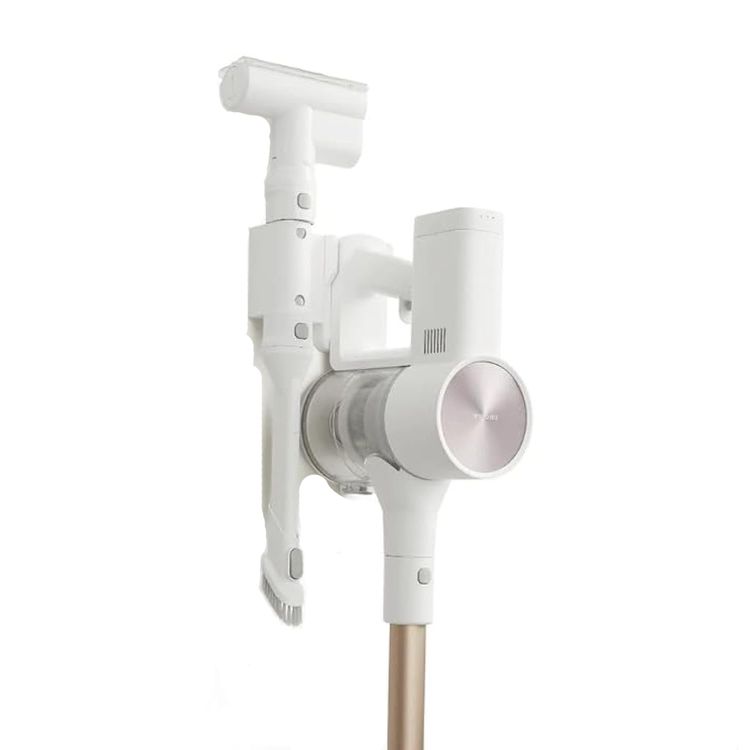 مكنسة شاومي G20 مع ضوء LED للأرضية، بقوة 460 واط، وضغط شفط 25000 باسكال، وسعة حاوية الغبار 600 مل، ووضع توفير الطاقة يصل إلى 60 دقيقة، وفرشاة كهربائية صغيرة، ملحق فوهة 2 في 1 وفوهة كهربائية للأرضية - أبيض