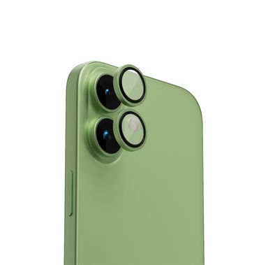 Levelo LucentDuo Camera Lens Protector with 99%  Transmittance for iPhone 17, Anti-Fingerprint, Anti-Scratch, Double-Sided AR Glass, Oleophobic Coating, Multi-Layer Protection, Strong Adhesive - Light Green