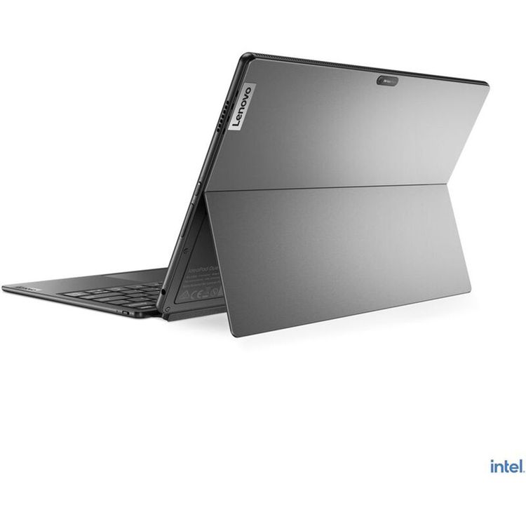 Lenovo IdeaPad Duet 5 12IRU8 2-in-1 Laptop + Pen and Keyboard, 12.4-inch 2.5K Touch Screen, Intel Core i7-1355U Processor, 16GB RAM, 512GB SSD, Intel Iris Xe Graphics Card, Windows 11 (English-Arabic) - Storm Gray