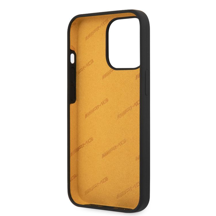 CG MOBILE AMG Liquid Silicone Case with Big Logo Compatible for iPhone 13 Pro Max (6.7") Easy Access to All Ports, Shock-Absorption, Anti-Scratch, & Drop Protection Back Cover Suitable with Wireless Charging Officially Licensed