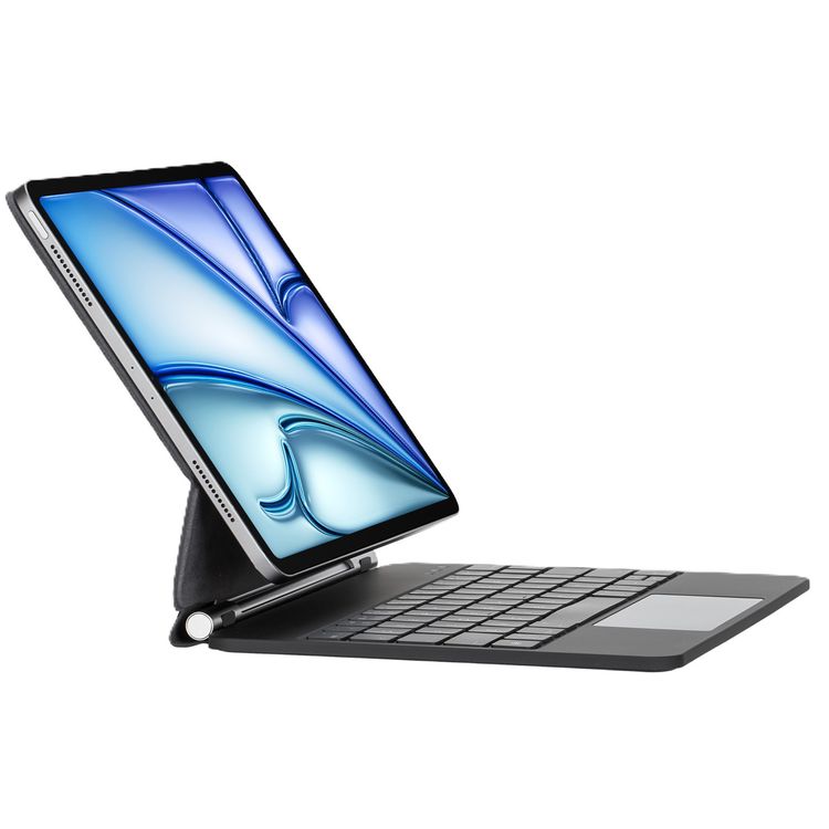 Green Lion Magic Keyboard Case for iPad Pro 11", 10 m Operating Distance, Type-C Charging Port, Pencil Holder - Black