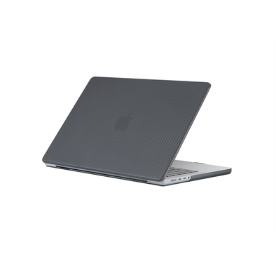 Green Lion Carbon Fiber Grain Hard Shell Case for MacBook Pro 13" with Anti-Scratch, 360° Full Protection, Lightweight & Thin - Black