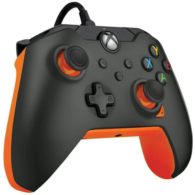 PDP Controller for  Xbox Series X/S/PC - Atomic Black - Black / Orange