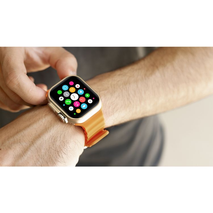 Green Lion Ultra Smart Watch with 10 Days Standby + An Extra Strap  - Orange