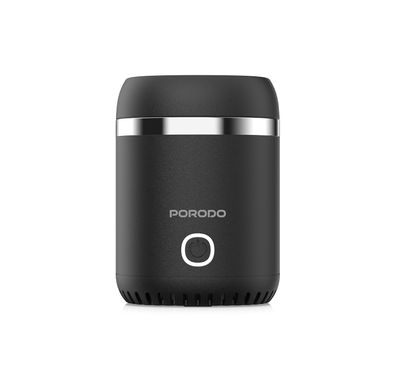 Porodo Dreams Mini Incense Burner with Auto-Off Safety Feature, Full Burning Session, Type-C Charging, Whisper-Quiet Operation, Wide Area Coverage, 1800mAh Battery Capacity - Black