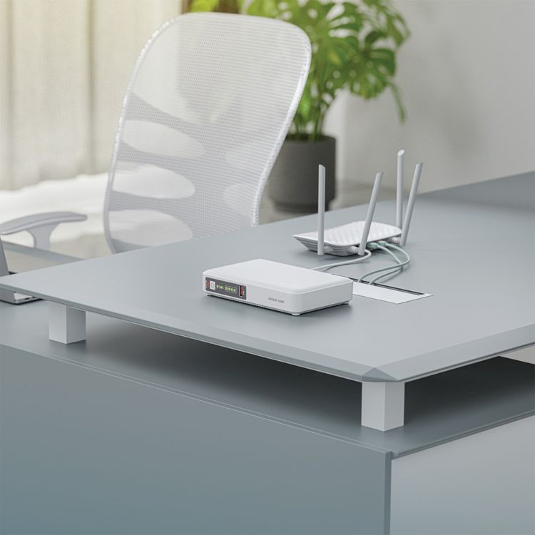 Green Lion Mini DC UPC with Multifunction Network, Fast Switchover, LED Indicators, Safety Protection, Universal Compactibility - White 