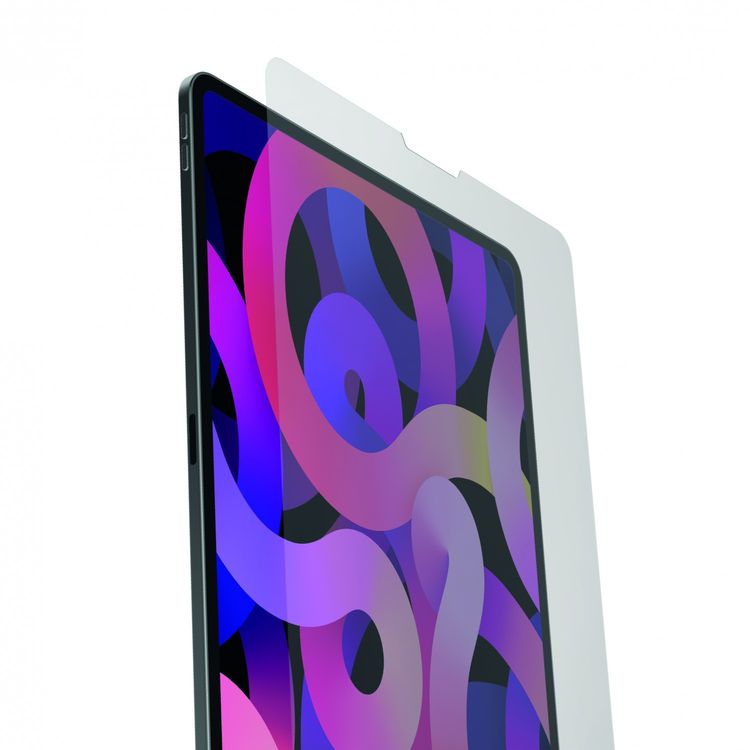 LEVELO Laminated Crystal Clear Tempered Glass Screen Protector Compatible for iPad Air 4th Gen 10.9" (2020) Sensitive Touch, Anti-Scratch, Shock Absorption Protector - Clear