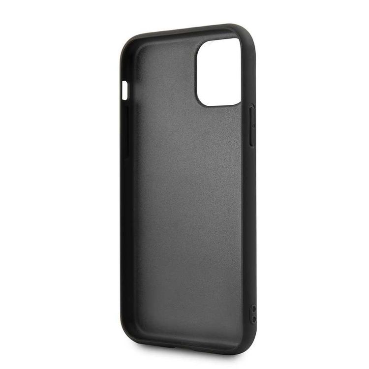 BMW Hard Case Leather Lines Compatible with iPhone 11 Pro Max, Full Protection, Accurate Cutouts Easy Access to All Ports, Scratch Resistant - Navy