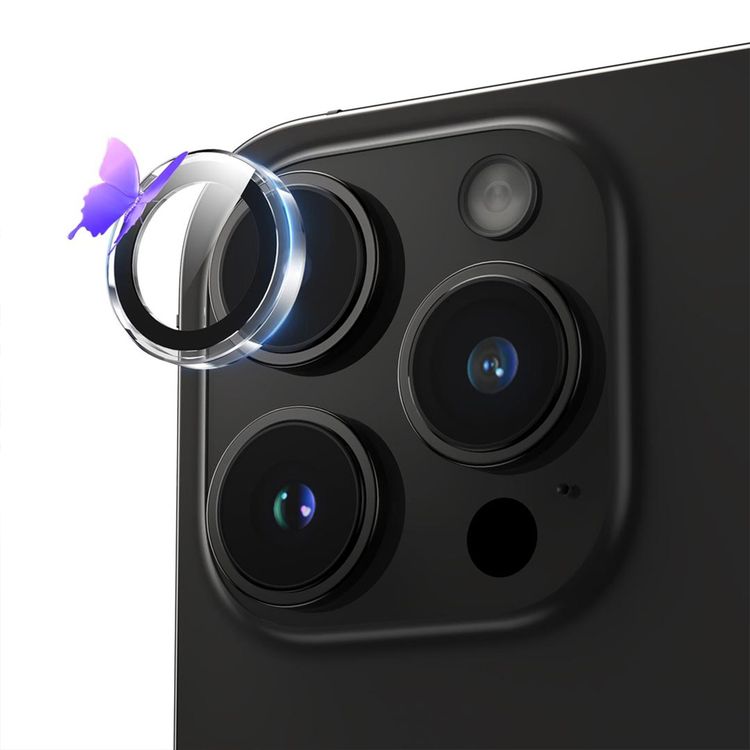 Green Lion 4-in-1 Defender Pack for iPhone 16 Pro, Anti-Shock Case, Nano HD Full Protection, Camera Lens Film, 3D Pet HD Glass - Black 