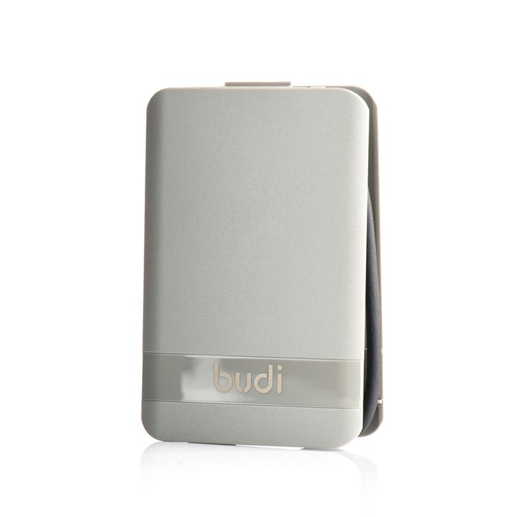 Budi 15W Wireless Charger Multi Functional Box - Grey