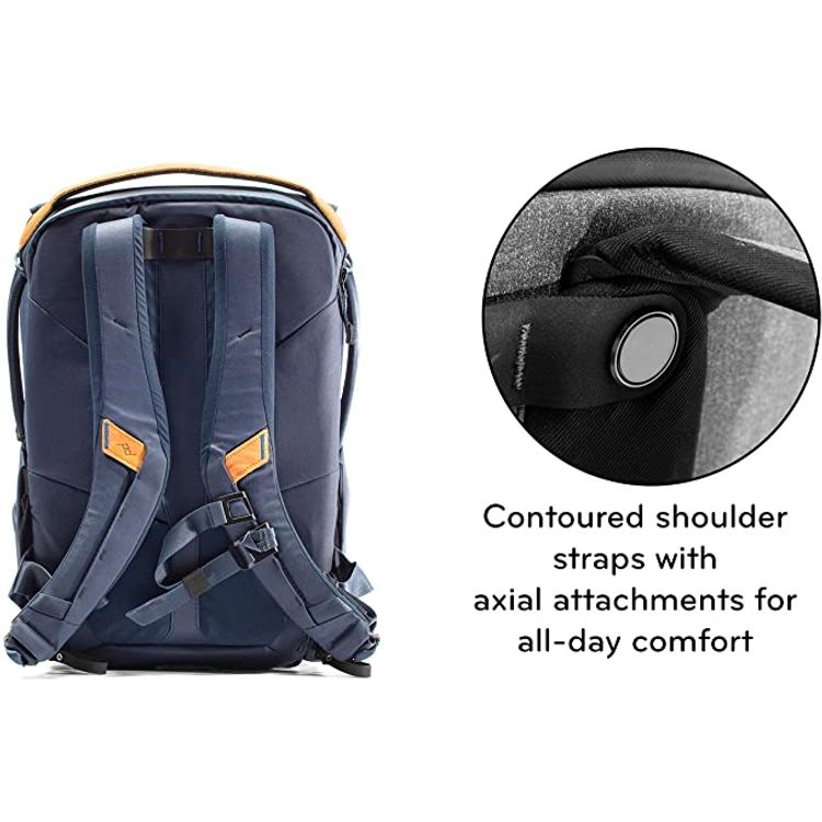 Roll over image to zoom in Brand: Peak Design Peak Design Everyday BEDB 20 MN 2 Rucksack 20 L - Midnight Blue