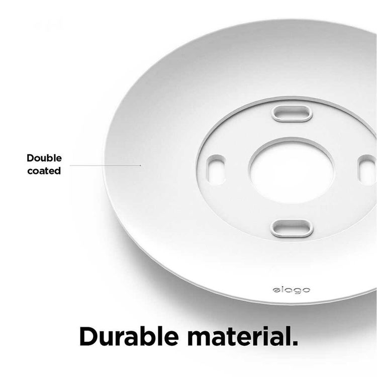 Elago Satellite Wall Plate Cover Plus for Nest Thermostats 2020 - White