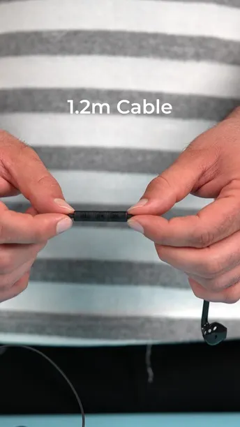 Powerology Stereo Earphones with Lightning Connector in UAE | HD Sound Quality - White Color | (PDLEPWH)