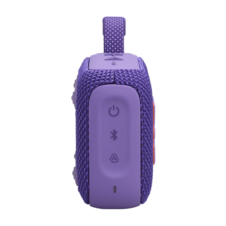 JBL Go4 Portable Wireless Speaker, 7 Hours Music Play Time, Water Proof & Dust Proof, Bluetooth Version 5.3, Rechargeable Battery, Vibrant Color Options, JBL Pro Sound - Purple