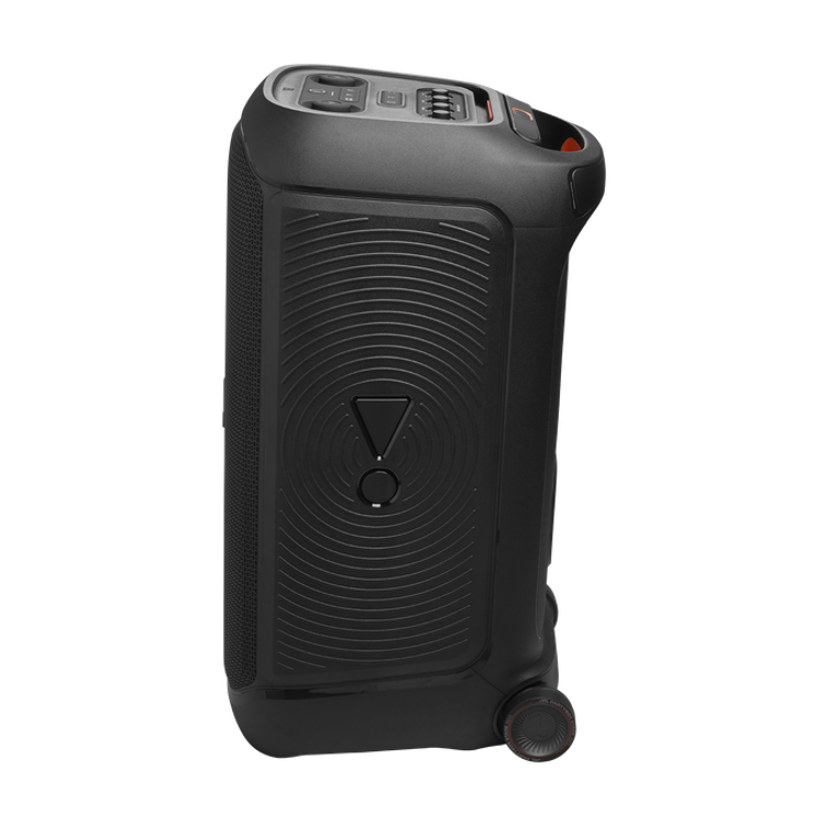 JBL Portable Party Speaker Partybox Stage 320 With Wheels, AI Sound Boost, Splash-proof - Black