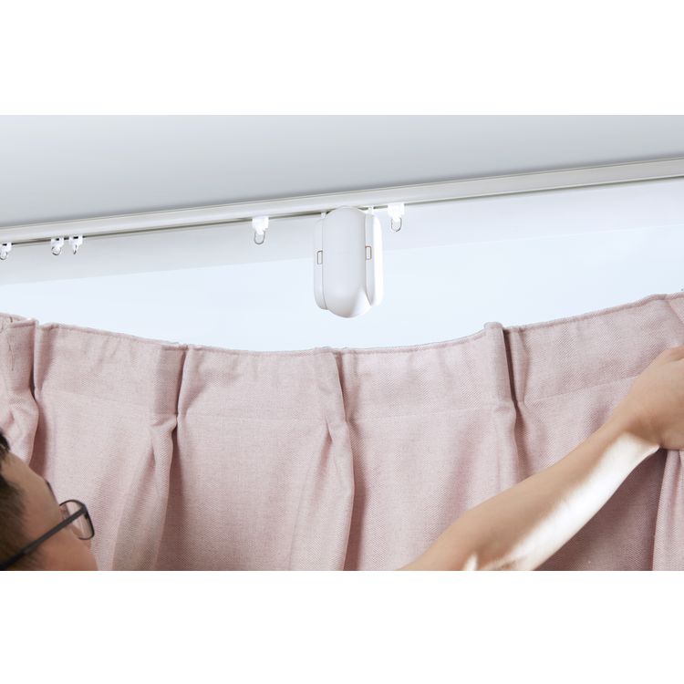 SwithBot Curtain SWITCHBOT-41-WH (i Rail) Wireless App or Automate Timer Control, Add SwitchBot Hub Mini/Plus Compatible with Alexa, Google Home, HomePod -White