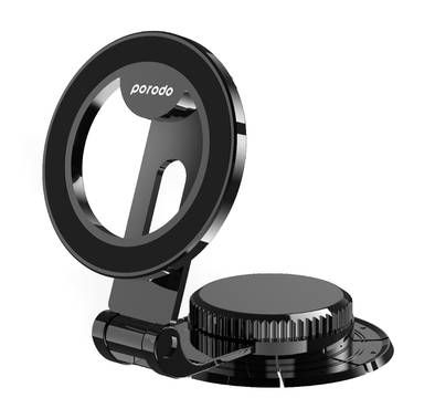 Porodo Zinc Alloy Magsafe Dash Mount with 360° Rotating B...