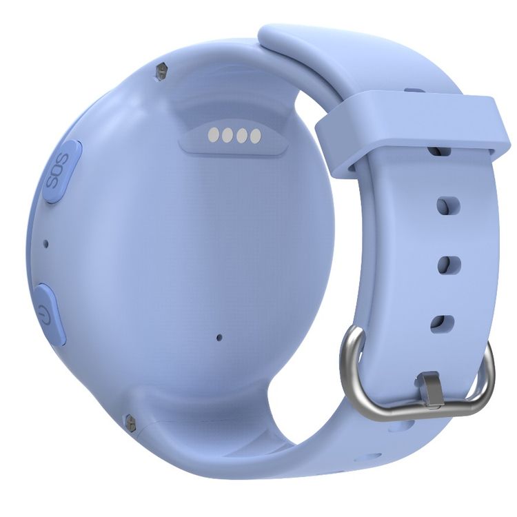 Porodo Kids 4G Smartwatch Android OS with 1.3" Touch Screen Size, WhatsApp, Video Calling, 320 × 320 Pixels Screen Resolution, 700mAh Battery Capacity, IP67 Water Resistant, 3 Hours Charging Time, 2 Days Working Time, Nano Sim Slot, SOS Calling Feature - Blue