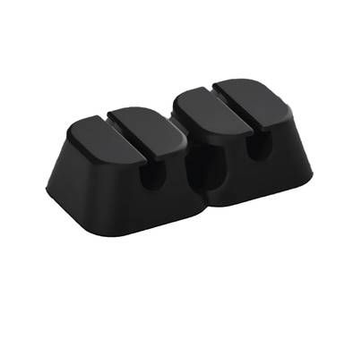 Green Lion 2 in 1 Cable Organizer - Black