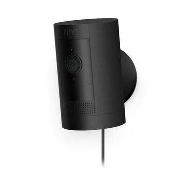 Ring Indoor/Outdoor Camera Plug-In + Pan-Tilt Mount For Stick Up Camera | Black