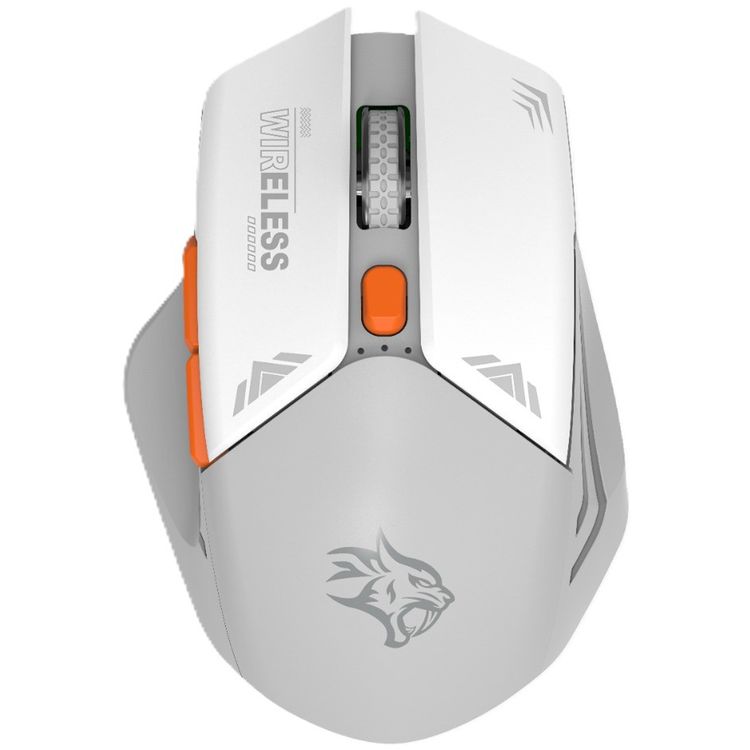 Porodo Gaming Wireless Mouse, 3 Levels DPI, 10m Wireless Range, Power Saving Technology, Mac & Windows Compatible - Gray