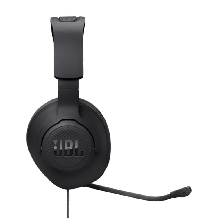 JBL Quantum 100M2 Wired Over-ear Gaming Headset, Lightweight & Compact Design, Memory Foam with Fabric Ear Cushions Material, 1.2m Cable Length, 40mm  Driver Size - Black