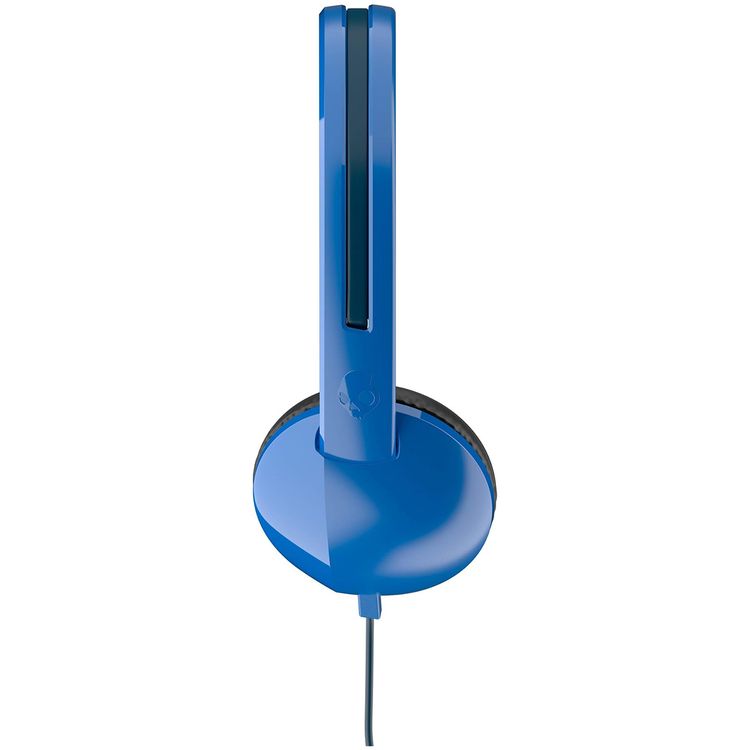 Skullcandy Stim Wired On-Ear Headphones with Built-in Microphone and Remote, Supreme Sound Balanced Audio, Lightweight Design, Passive Noise Isolation - Blue