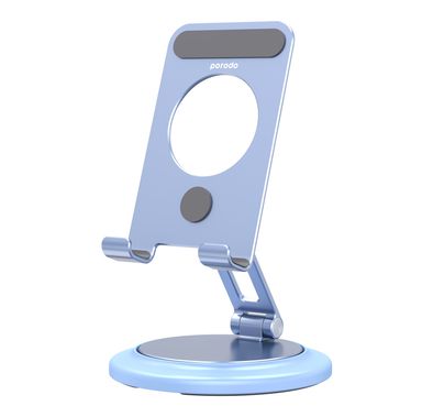 Porodo Phone Stand with Aluminum Alloy, 360° Rotation, Ad...