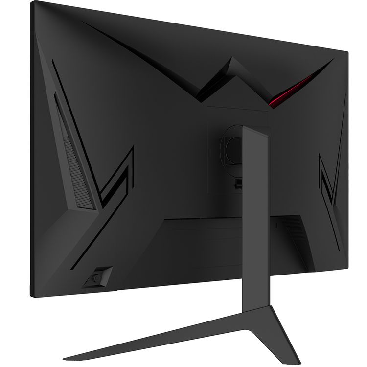 Porodo Gaming 27" FHD 120Hz Gaming Monitor, Borderless Design, 178° Viewing Angle, RGB Lighting, Overdrive Function, Durable Metal Stand, E-LED Backlight Type, 16.7M Display Colors - Black