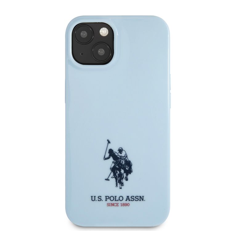 CG MOBILE U.S. Polo Assn. Full TPU Mini Horses Logo USPA Compatible for iPhone 13 (6.1") Drop Resistant, Easy Access to All Ports, Anti-Scratch