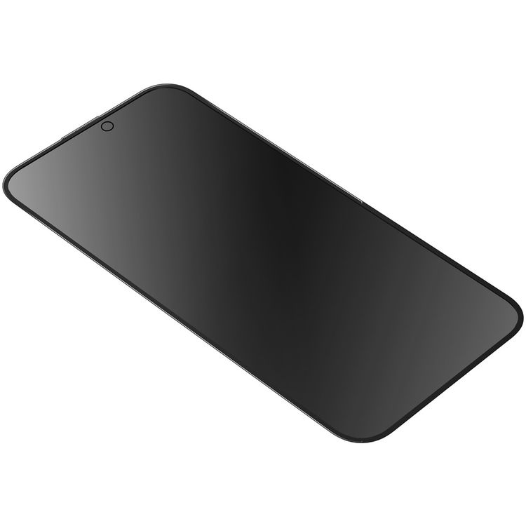 Green Lion 9H Steve Matte Privacy Screen Protection For iPhone 15 Pro - Black