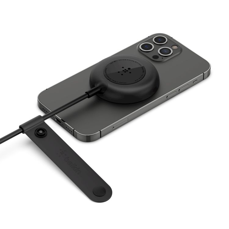 Wireless Charger Belkin WIA005btBK Magnetic Portable Fast Wireless Charger - Black